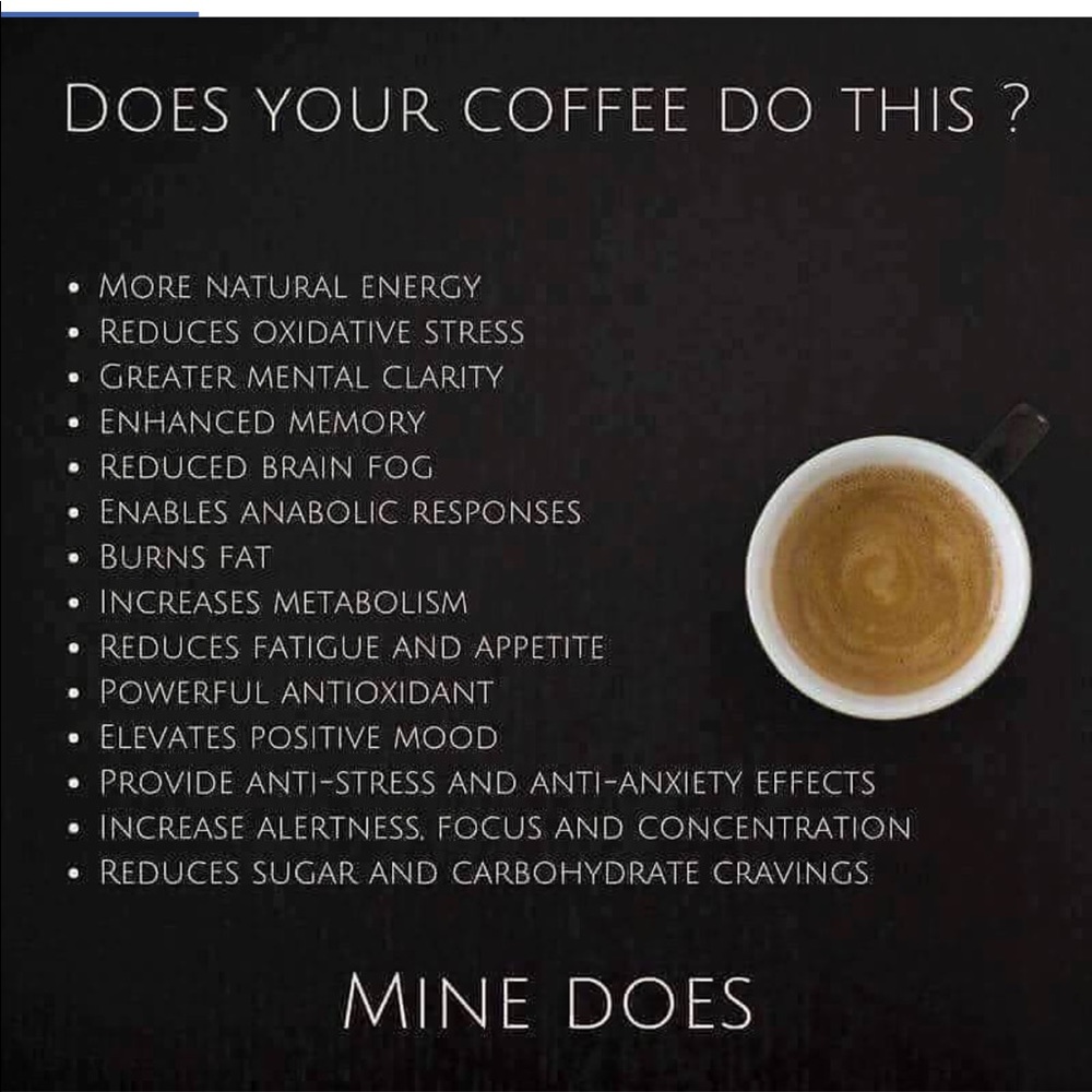 Fat burning coffee that makes feel HAPPY!!! 😁